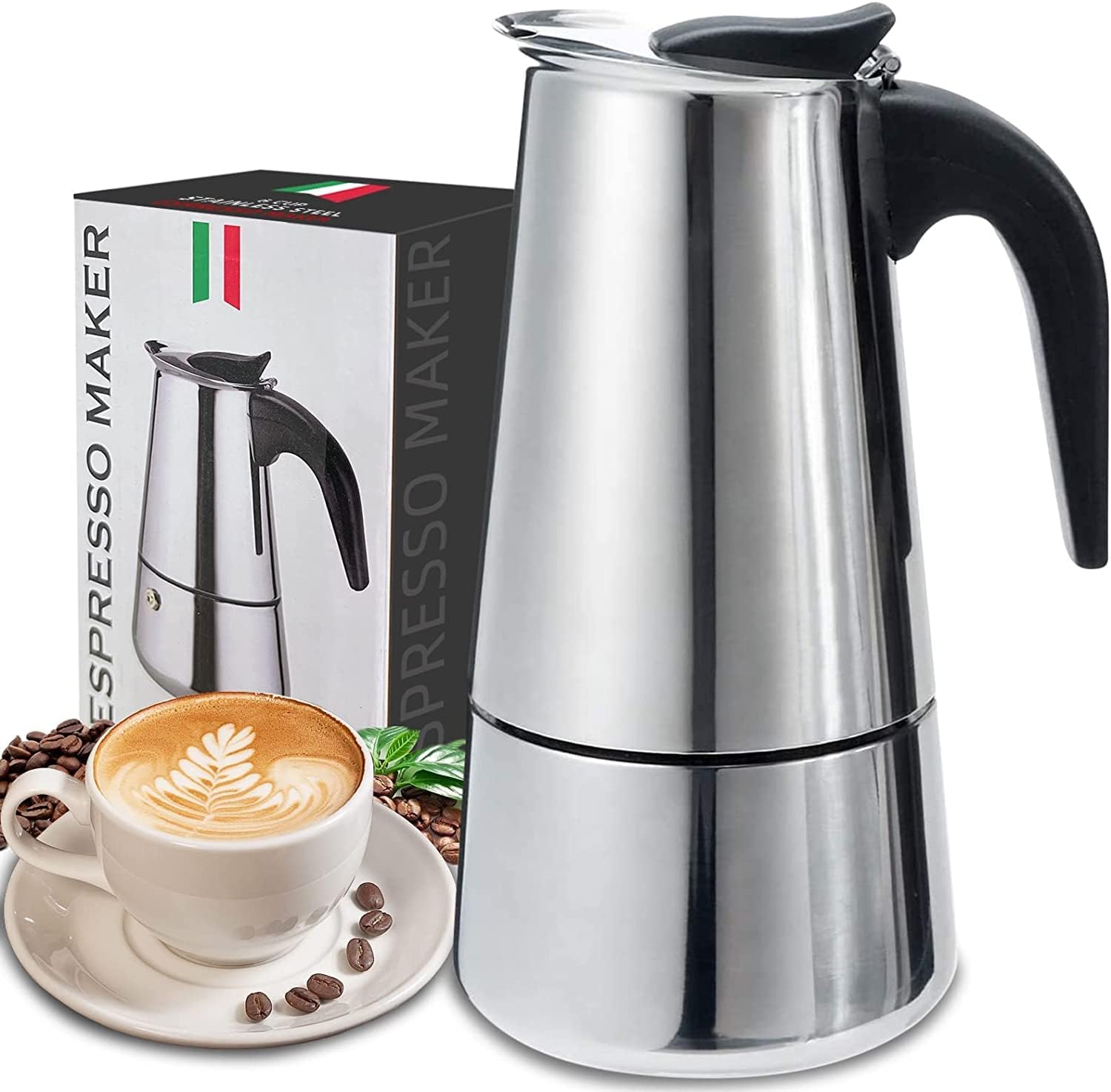 Coffee Equipment Tools - 4/6/9 ly Moka nồi Caffe máy