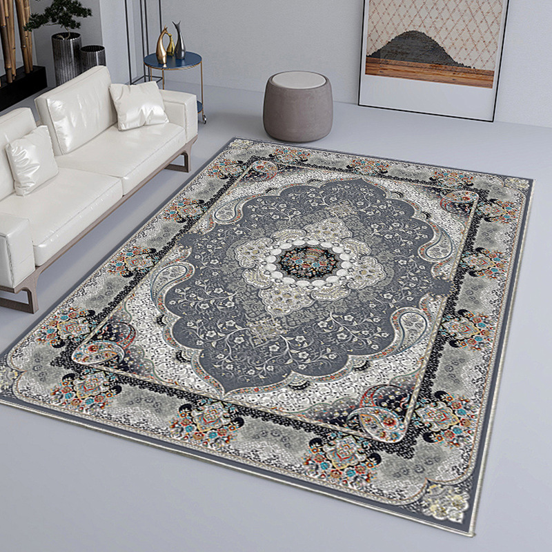 Vintage Coffee Equipment - VIKAMA American-Style Light Luxury Vintage Rug