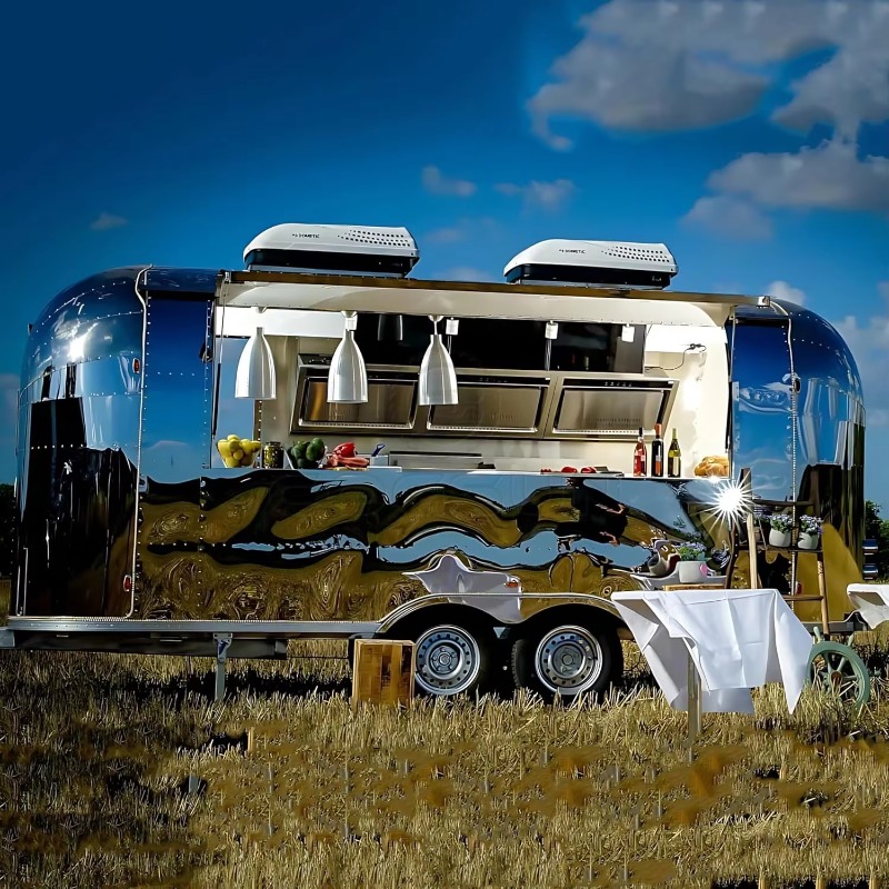 Food Truck Coffee Trailer Stre - đánh giá và giá Vintage Coffee Equipment
