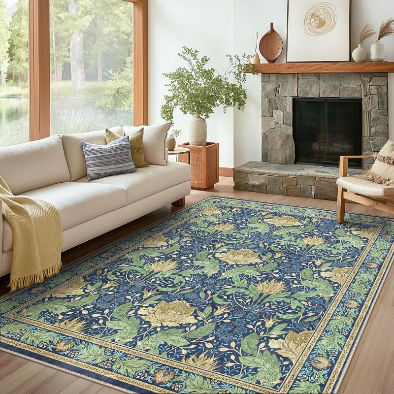 Vintage Floral Rug Carpet for  - đánh giá và giá Vintage Coffee Equipment