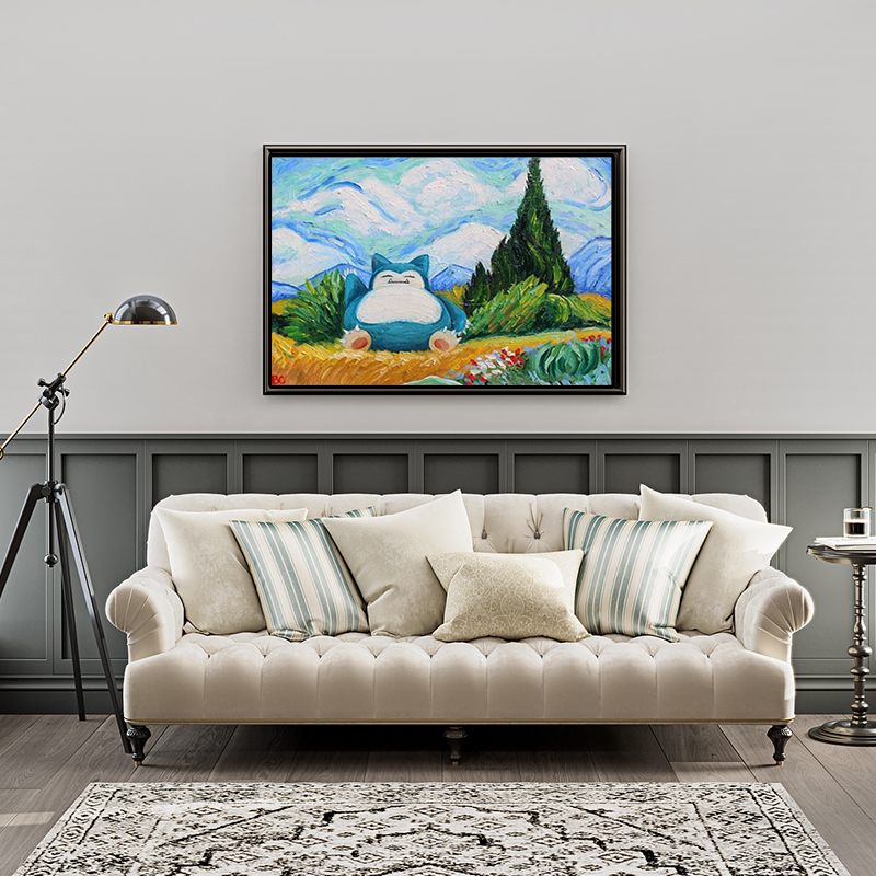 Pokemon Snorlax Van Gogh Print - đánh giá và giá Coffee X