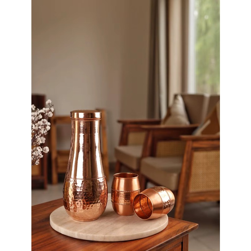 1500ML Smooth Copper Water Jug - đánh giá và giá Vintage Coffee Equipment