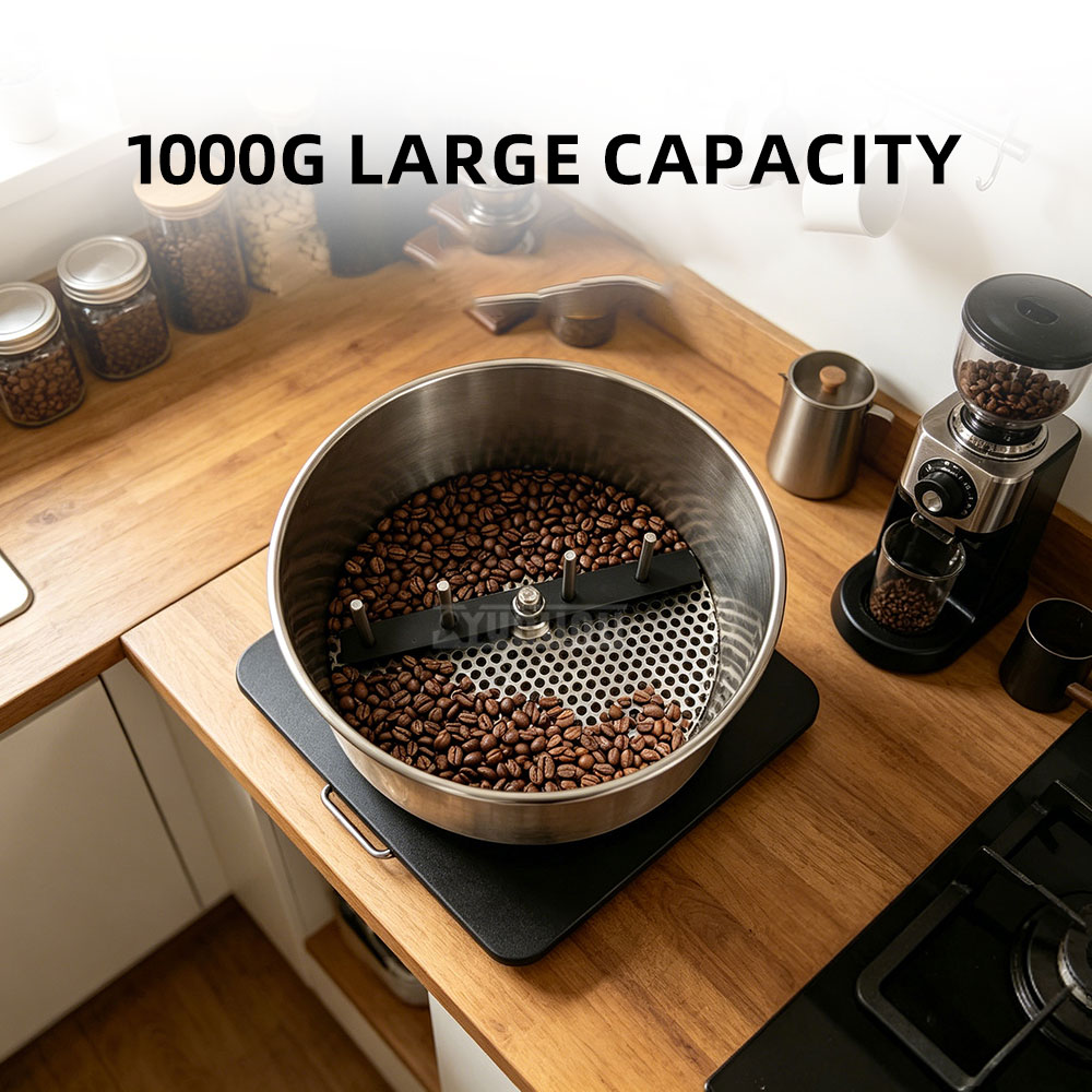 1000g Square Rotating Cooling  - đánh giá và giá Coffee Equipment Home
