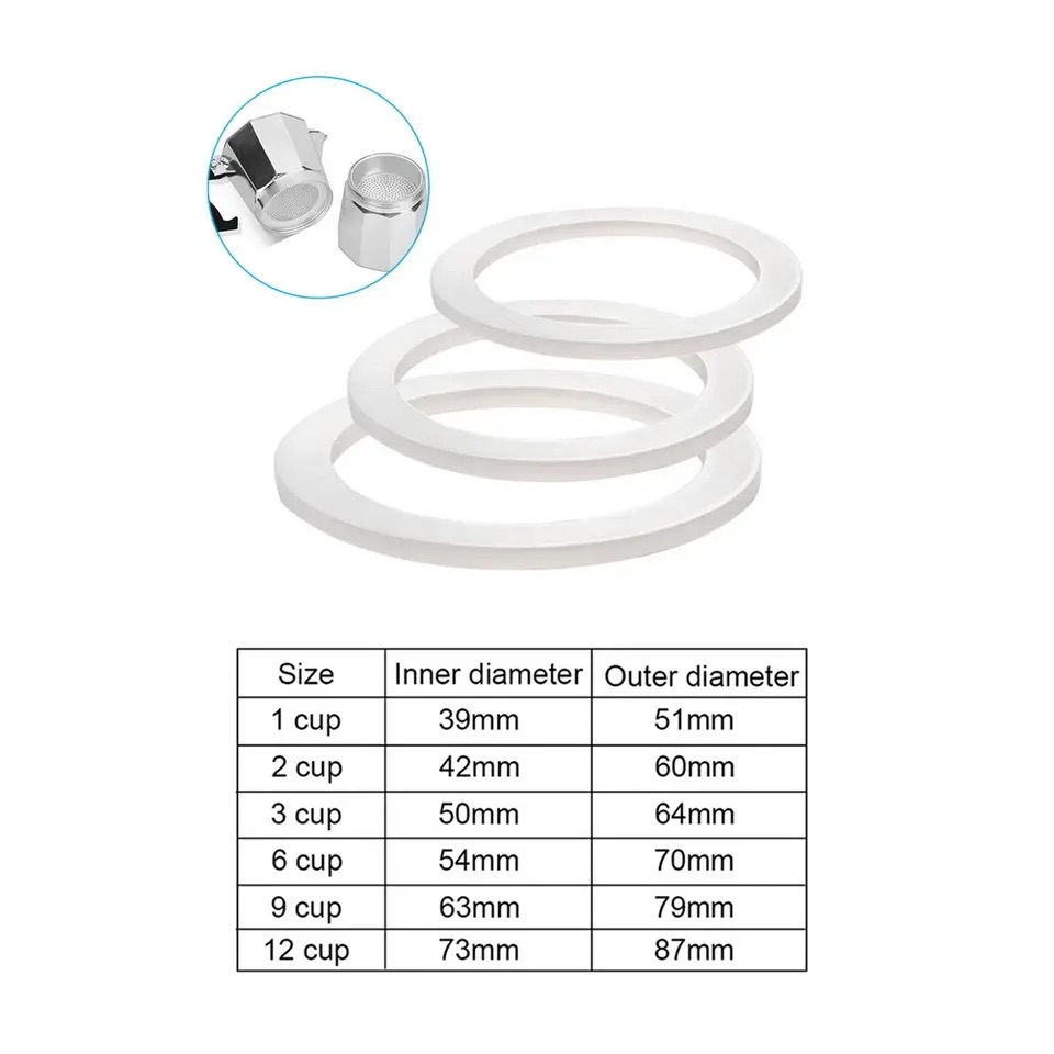 1PC Coffee Rubber Ring Bialett - đánh giá và giá Hero Coffee Equipment