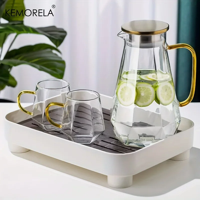 1PCS Diamond Texture Glass Tea - đánh giá và giá Coffee Equipment Home