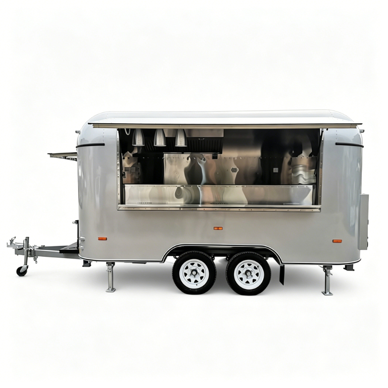 Food Cart Mobile Trailer Custo - đánh giá và giá Coffee Van Equipment