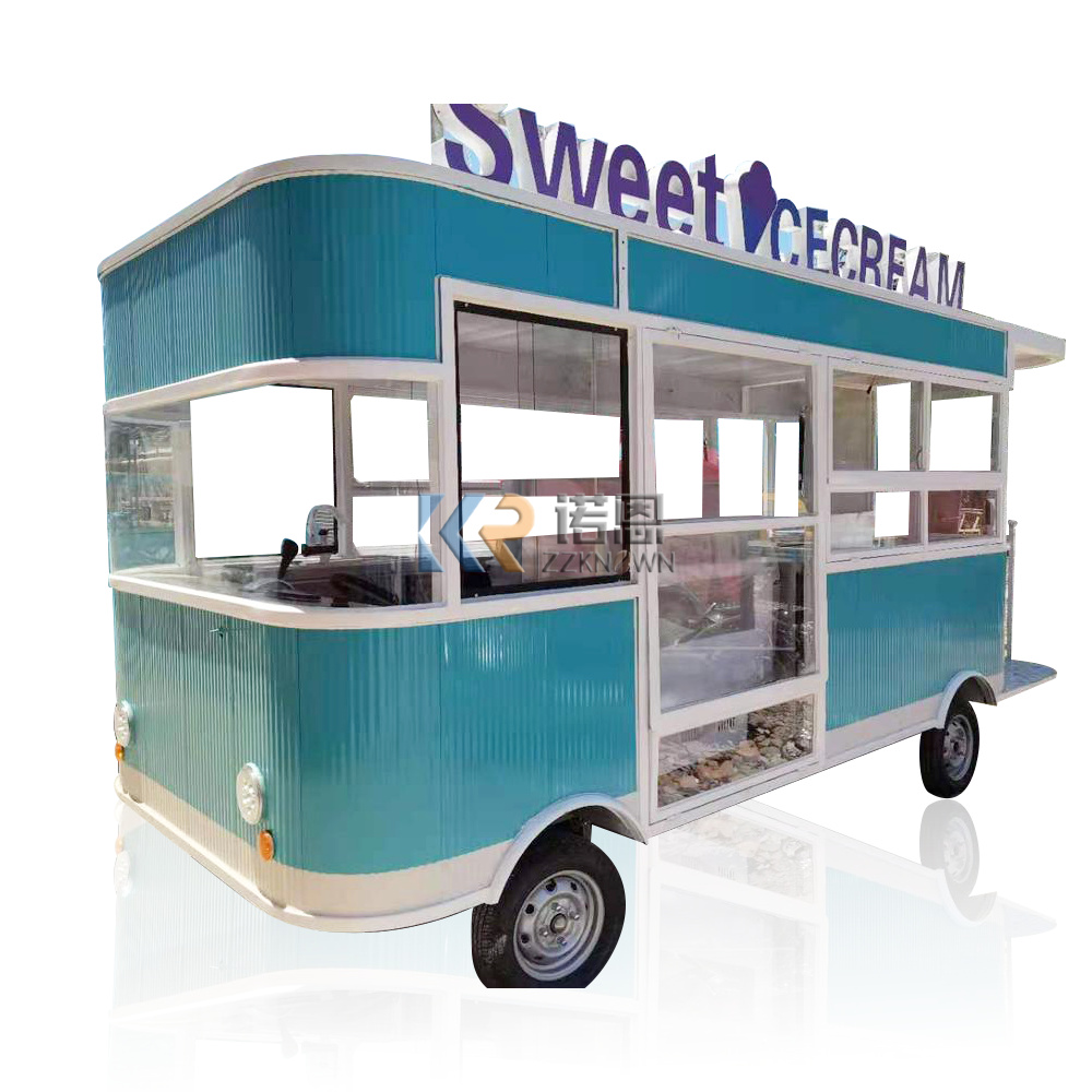In Stock 5M Mobile Food Truck  - đánh giá và giá Coffee Van Equipment
