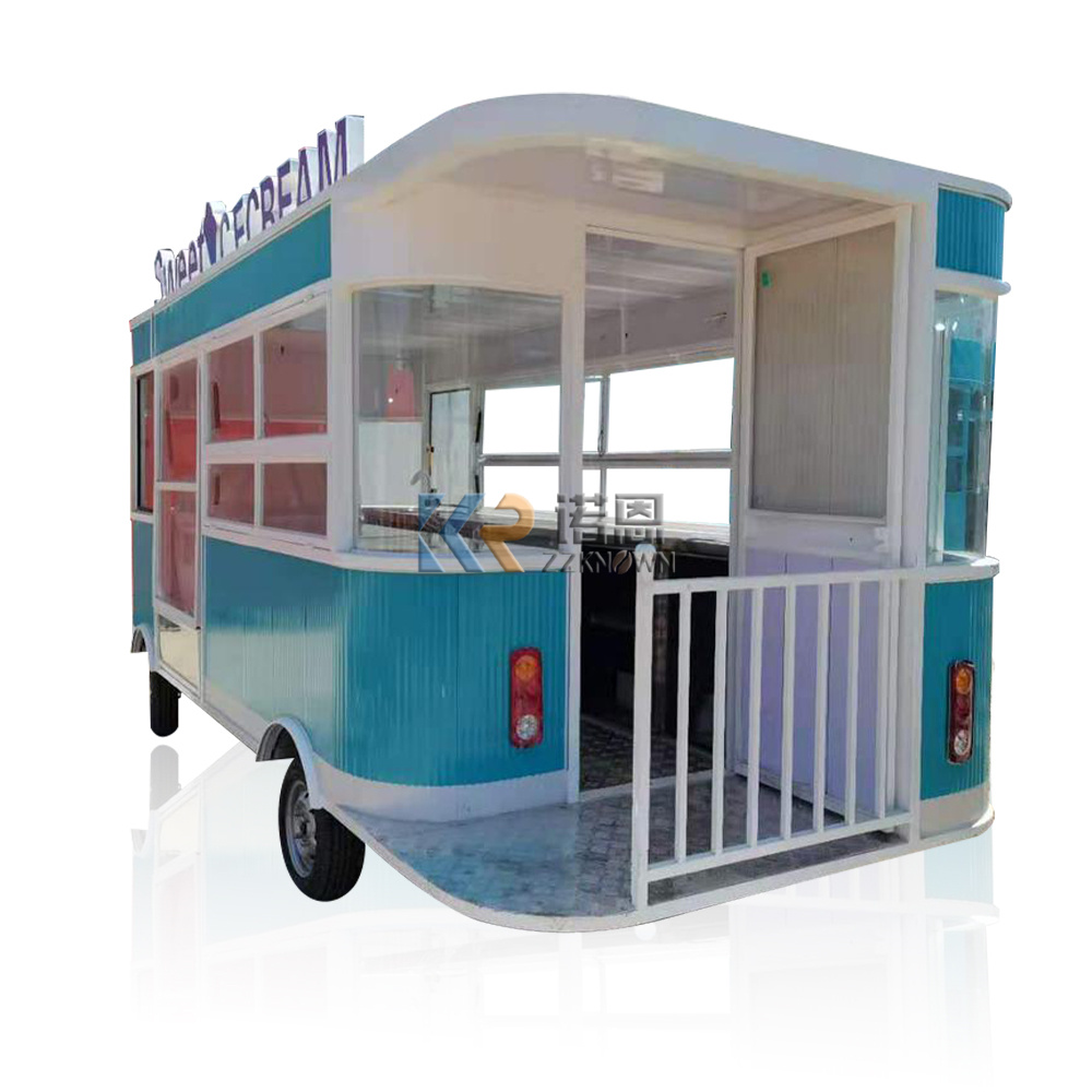 In Stock 5M Mobile Food Truck  - đánh giá và giá Coffee Van Equipment