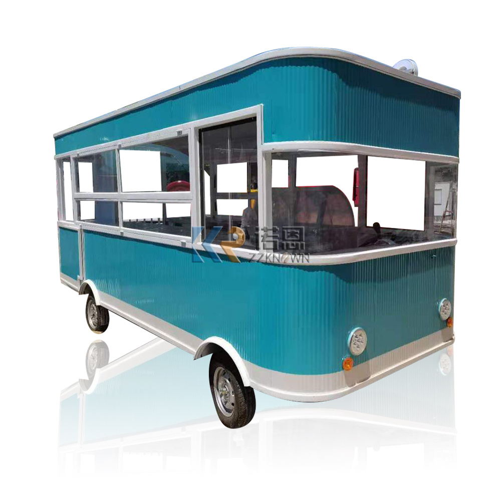 In Stock 5M Mobile Food Truck  - đánh giá và giá Coffee Van Equipment